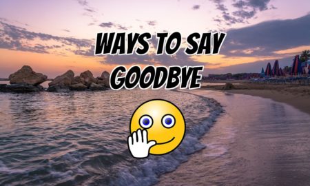 ways to say goodbye
