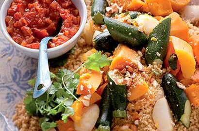 How to Make Couscous in Vegetable Tomato Sauce