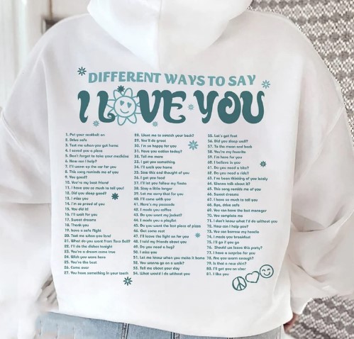 Personalized LoveThemed Sweatshirts Your Unique Expression